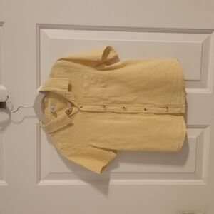 Kid short sleeve button down shirt